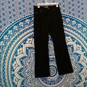 Black boot cut jeans